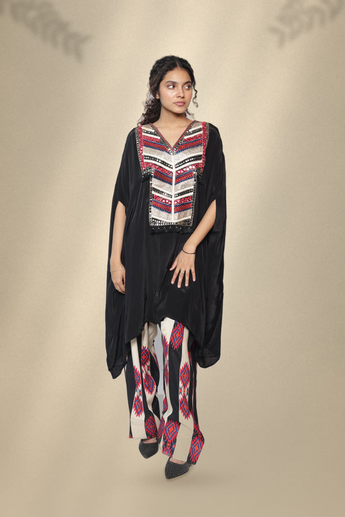 Kiran Aztec Kaftan Set