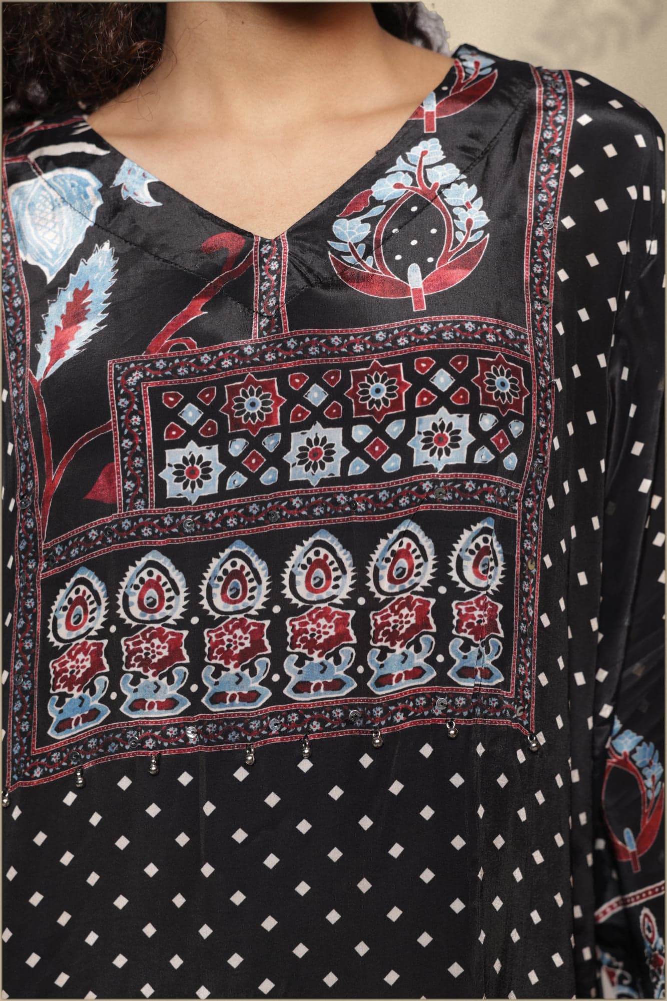 Zeba Printed Crepe Co-ord Set, photograph 3 of 4