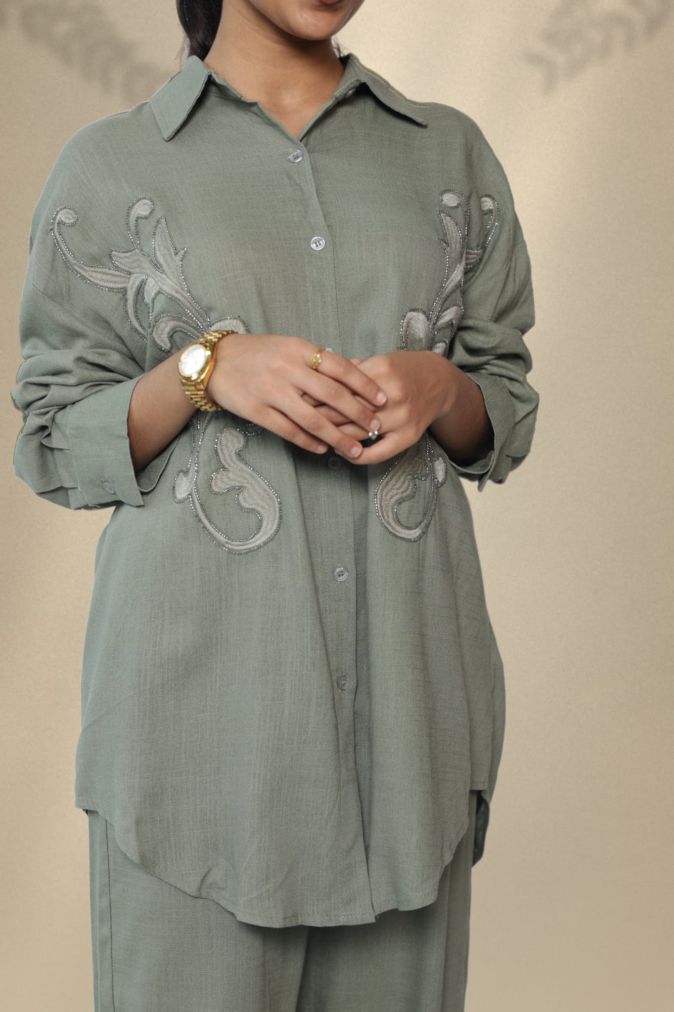 Saira Linen Co-ord Set, photograph 7 of 8