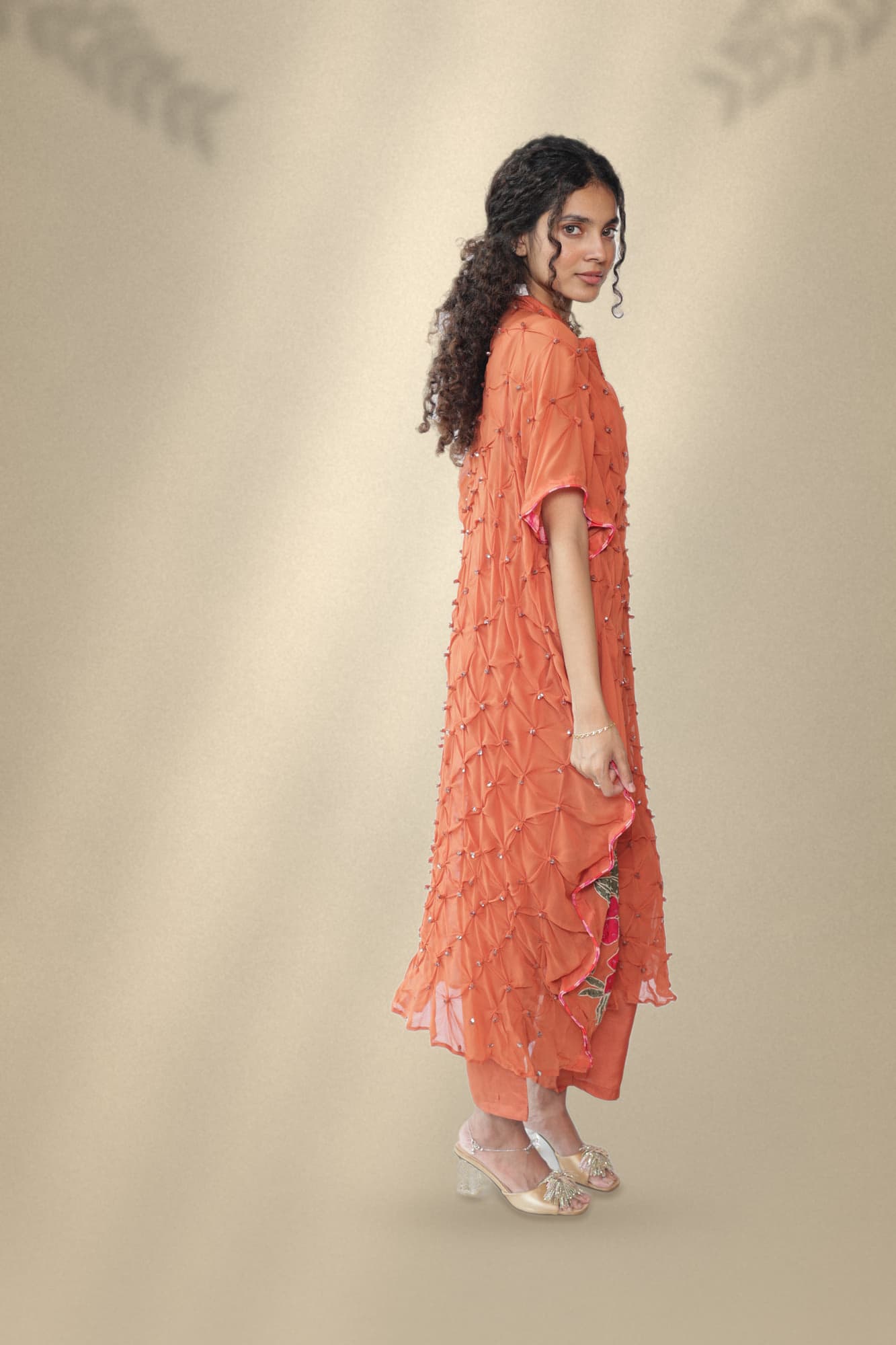 Suhana Textured Kurta Set, photograph 3 of 4