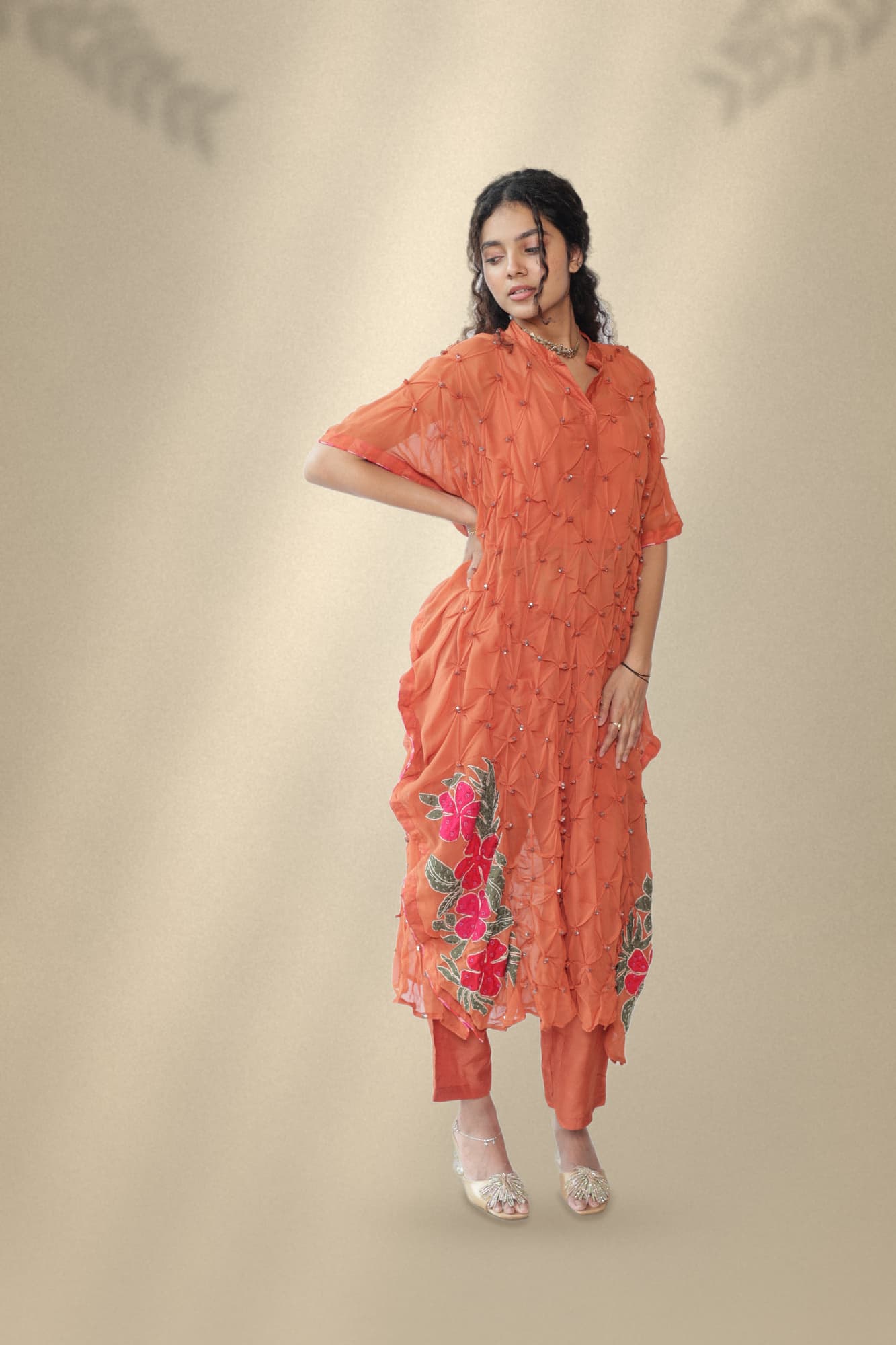 Suhana Textured Kurta Set, photograph 4 of 4